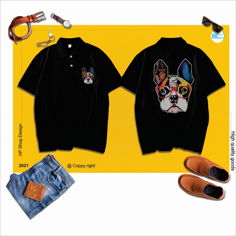 Áo thun Polo HP Boutique chất cotton 100%